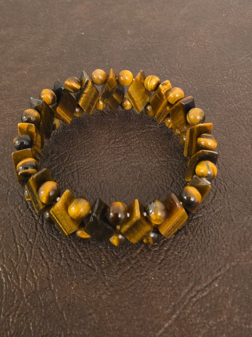 Southwestern Tiger Eye Stretch Bracelet is a stylish and unique accessory